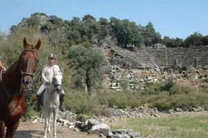 Reiten an antiken Stätten in der Türkei